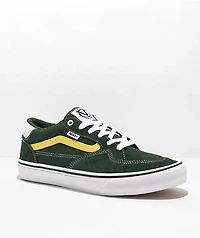 Vans Skate Rowan Dark Green & Yellow Shoes