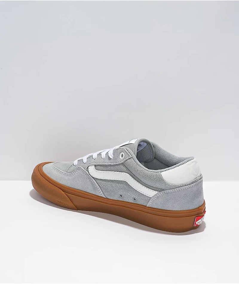 Vans Skate Rowan High Rise Grey, White, & Gum Shoes