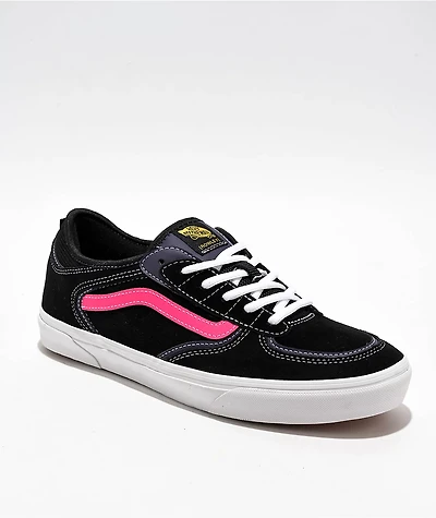 Vans Skate Rowley Suede Black & Pink Shoes
