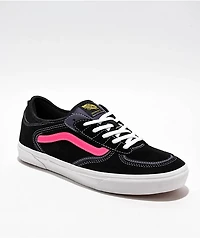 Vans Skate Rowley Suede Black & Pink Shoes