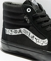 Vans Skate Sk8-Hi Doodle Black & White Shoes