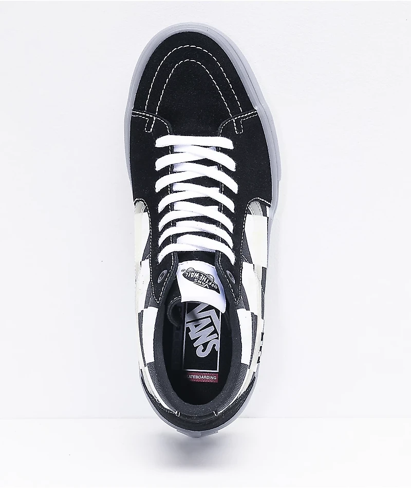 Vans Skate Sk8-Hi Glow-In-The-Dark Shoes