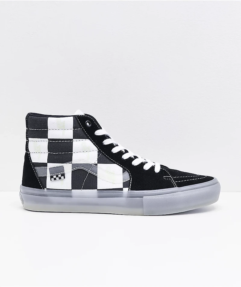 Vans Skate Sk8-Hi Glow-In-The-Dark Shoes
