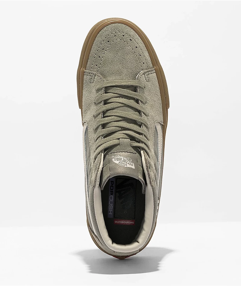Vans Skate Sk8-Hi Khaki & Gum Shoes