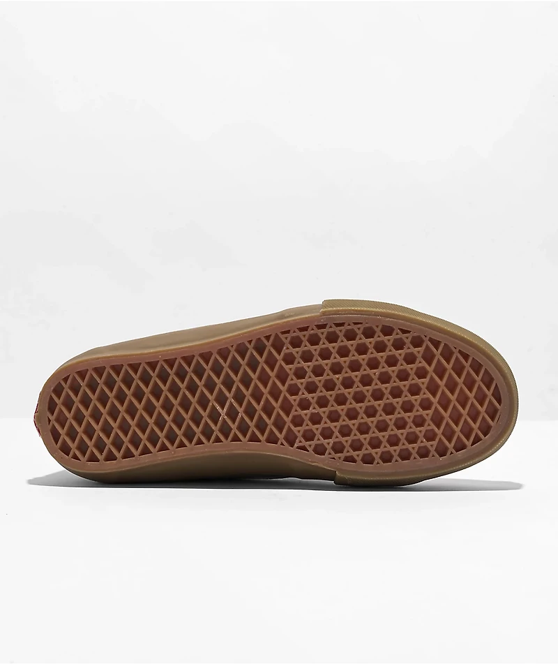 Vans Skate Sk8-Hi Khaki & Gum Shoes