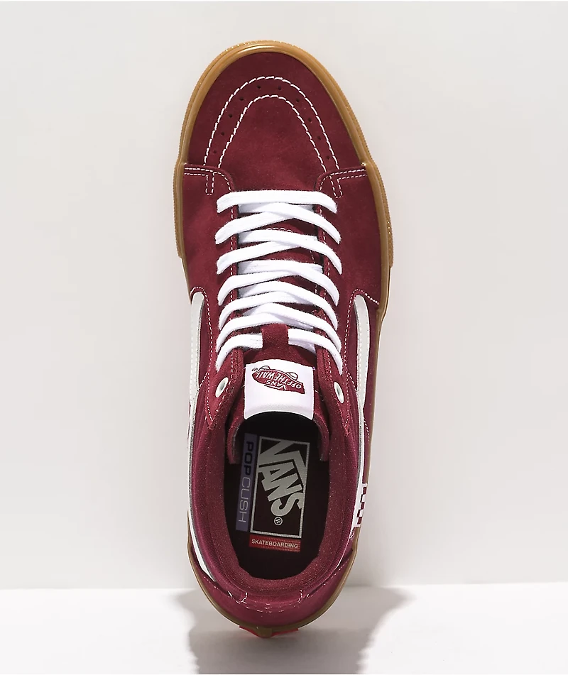 Vans Skate Sk8-Hi Port Royale & Gum Shoes