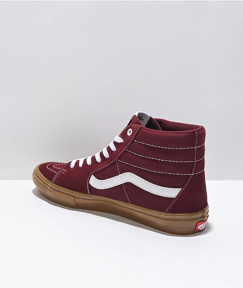 Vans Skate Sk8-Hi Port Royale & Gum Shoes