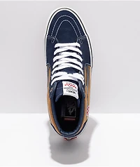 Vans Skate Sk8-Hi Reynolds Navy & Golden Brown Shoes