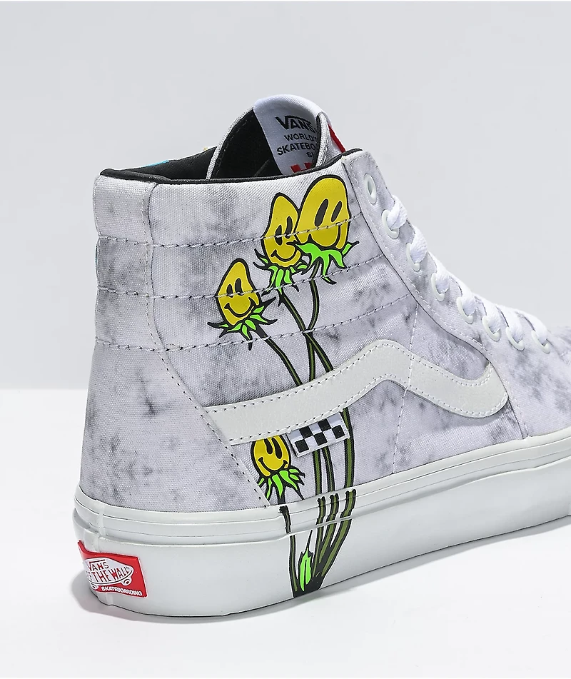 Vans Skate Sk8-Hi Twisted Positivity Grey Tie Dye Shoes