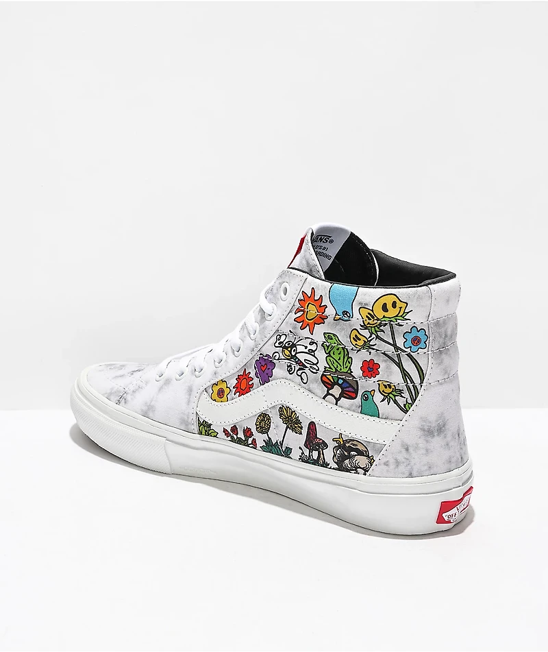 Vans Skate Sk8-Hi Twisted Positivity Grey Tie Dye Shoes