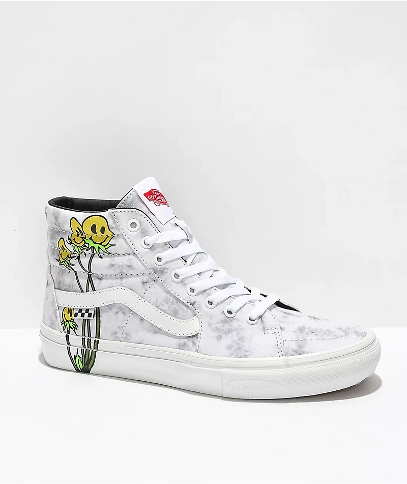 Vans Skate Sk8-Hi Twisted Positivity Grey Tie Dye Shoes