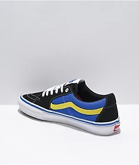Vans Skate Sk8-Low Black & Dazzling Blue Shoes