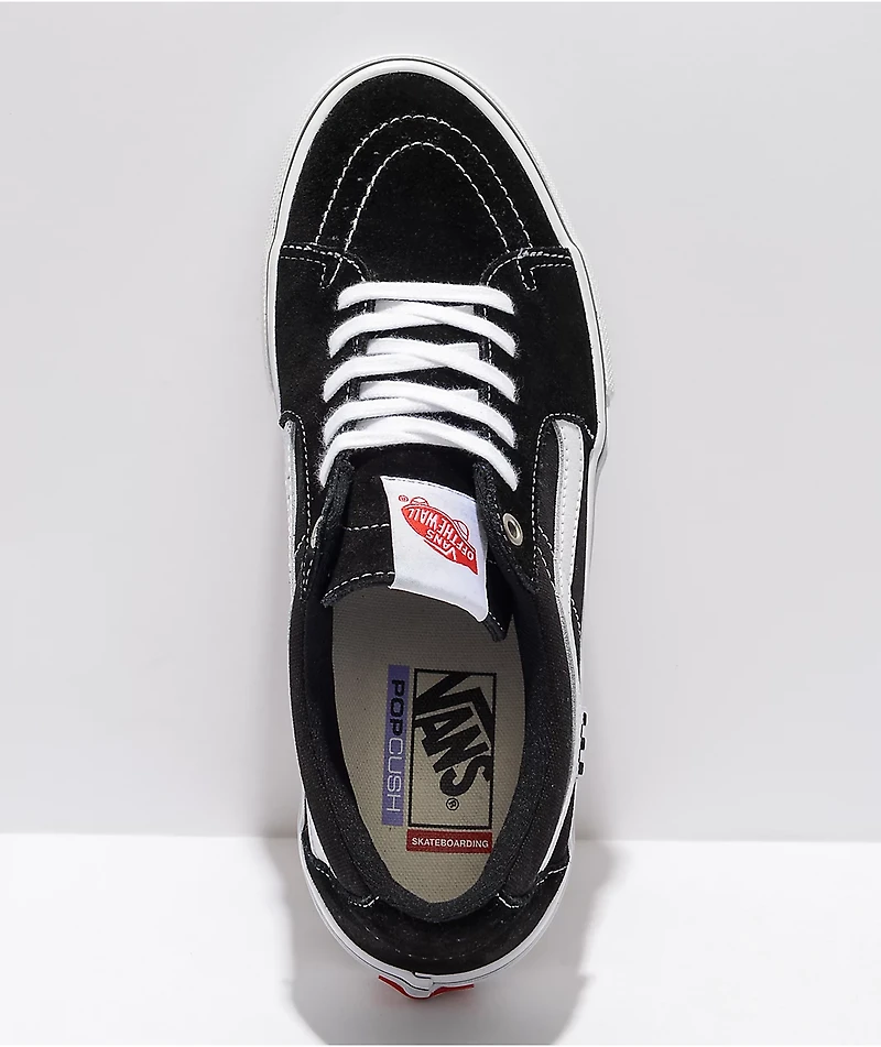 Vans Skate Sk8-Low Black & White Shoes