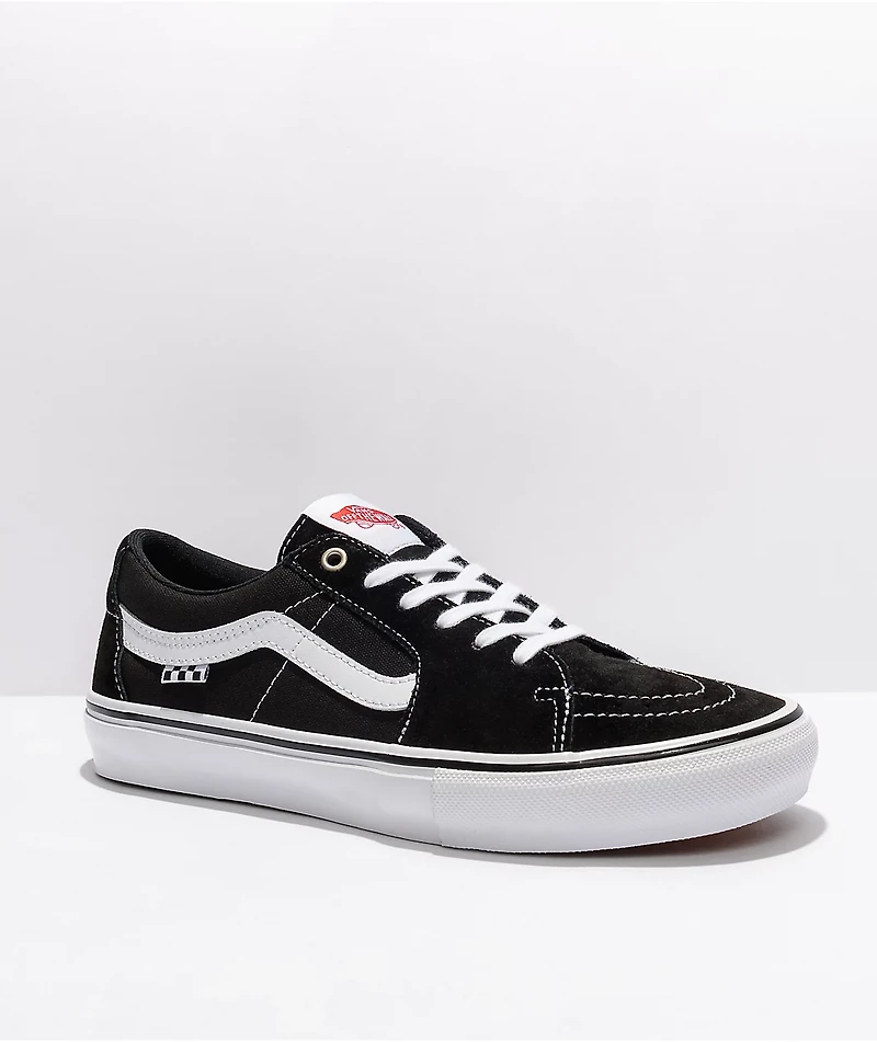 Vans Skate Sk8-Low Black & White Shoes