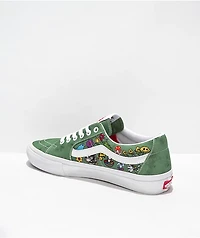 Vans Skate Sk8-Low Twisted Positivity Green Tie Dye Shoes