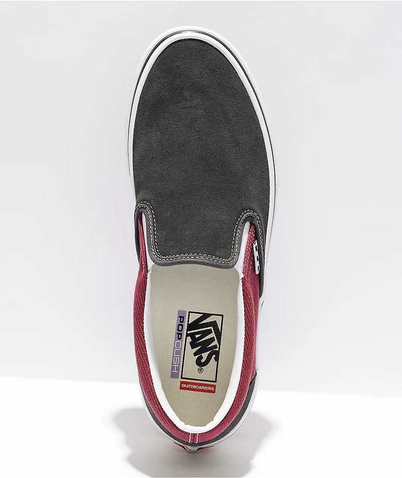 Vans Skate Slip-On Asphalt & Pomegranate Shoes