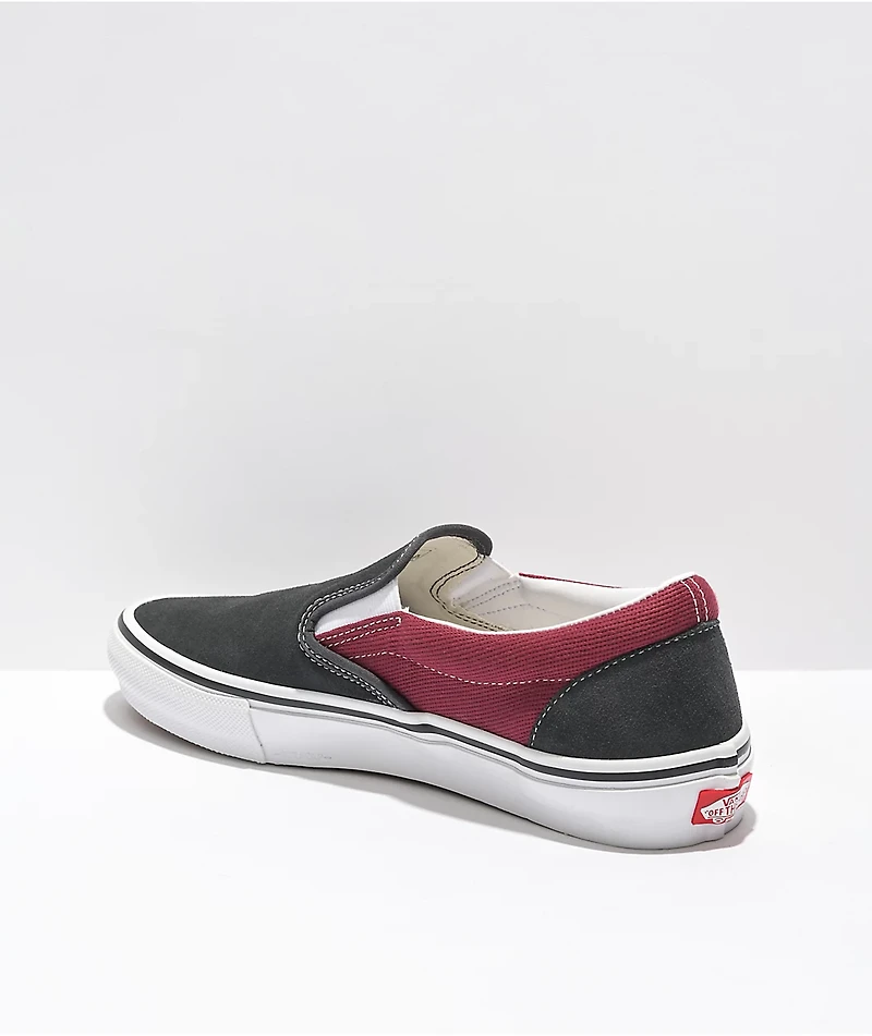 Vans Skate Slip-On Asphalt & Pomegranate Shoes