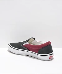 Vans Skate Slip-On Asphalt & Pomegranate Shoes