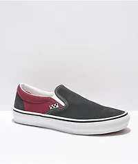 Vans Skate Slip-On Asphalt & Pomegranate Shoes