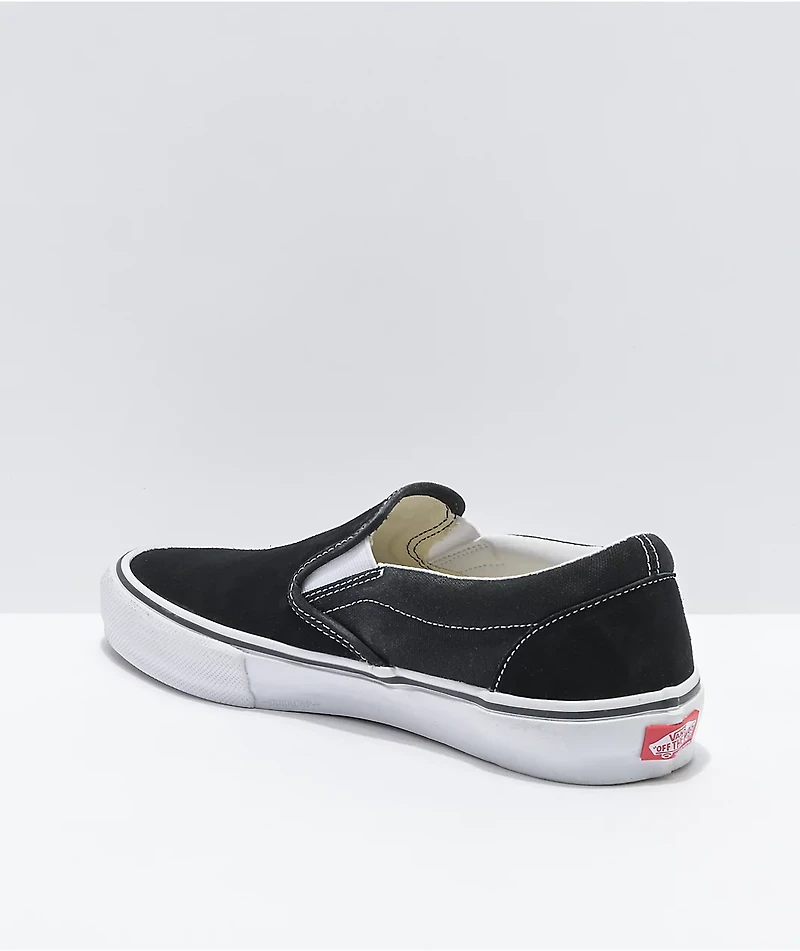 Vans Skate Slip-On Black, White & Gum Shoes