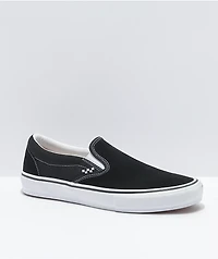 Vans Skate Slip-On Black, White & Gum Shoes