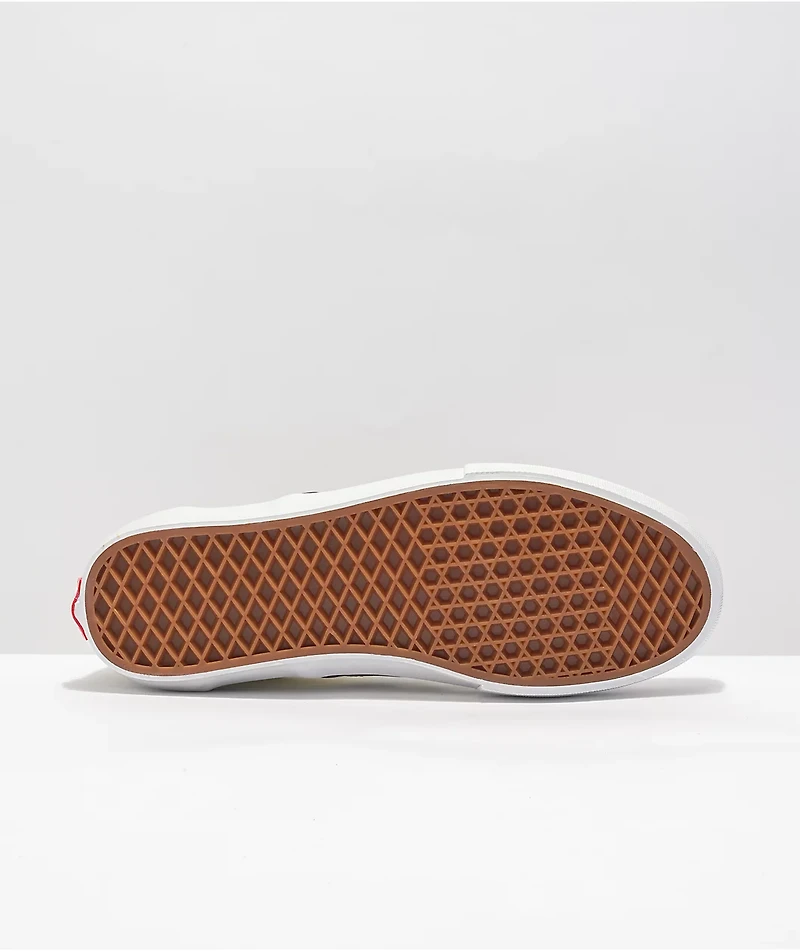 Vans Skate Slip-On Black & White Checkerboard Shoes