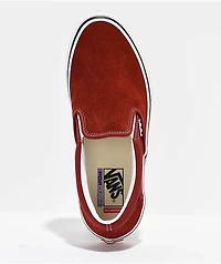 Vans Skate Slip-On Brick Red Shoes