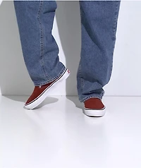 Vans Skate Slip-On Brick Red Shoes