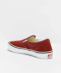 Vans Skate Slip-On Brick Red Shoes