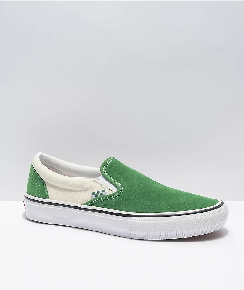 Vans Skate Slip-On Juniper & White Shoes