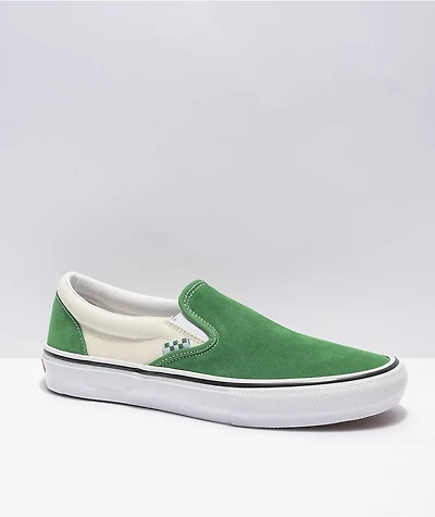 Vans Skate Slip-On Juniper & White Shoes