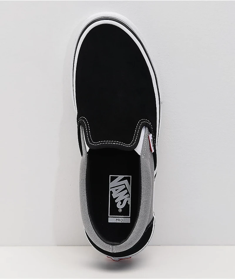 Vans Skate Slip-On Nation Black & Silver Shoes