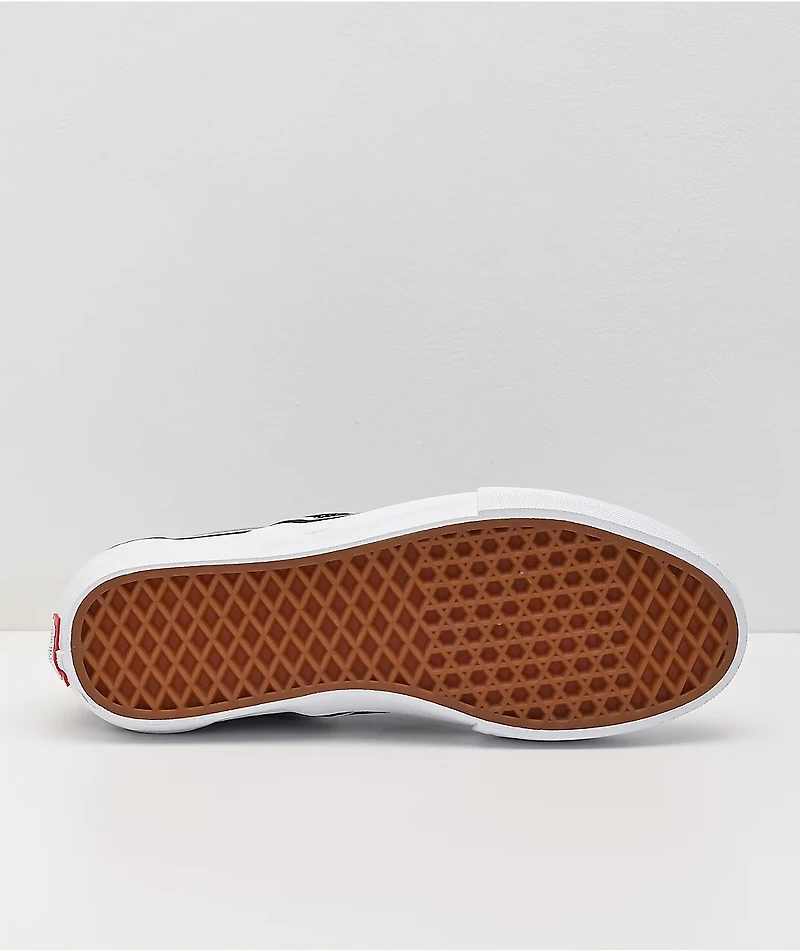 Vans Skate Slip-On Nation Black & Silver Shoes