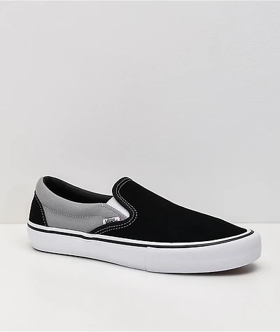 Vans Skate Slip-On Nation Black & Silver Shoes