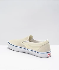 Vans Skate Slip-On Off-White & Blue Shoes