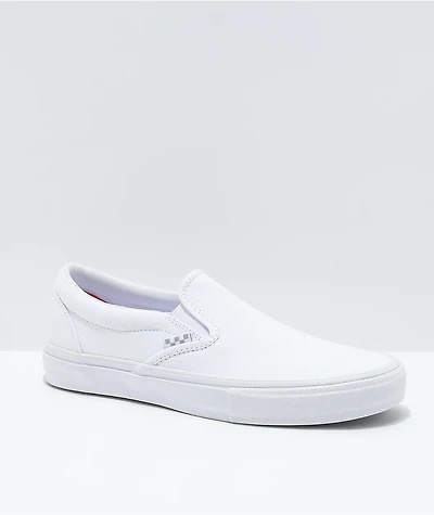 Vans Skate Slip-On White Shoes
