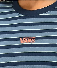 Vans Skate Stripe Blue & Black Long Sleeve T-Shirt