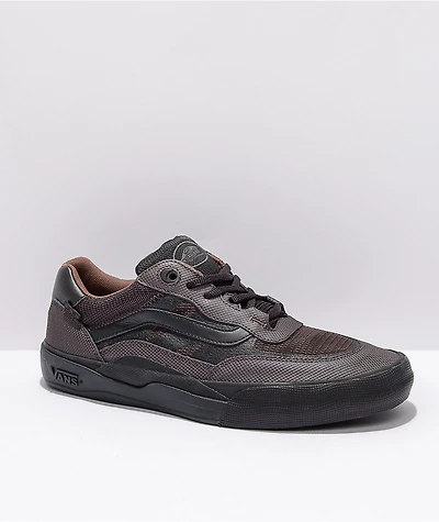 Vans Skate Wayvee Justin Henry Coffeebean & Black Shoes
