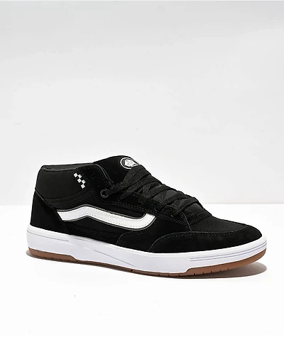 Vans Skate Zahba Mid Black & White Shoes