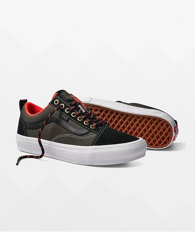 Vans Skate x Spitfire Old Skool Black & Flame Shoes