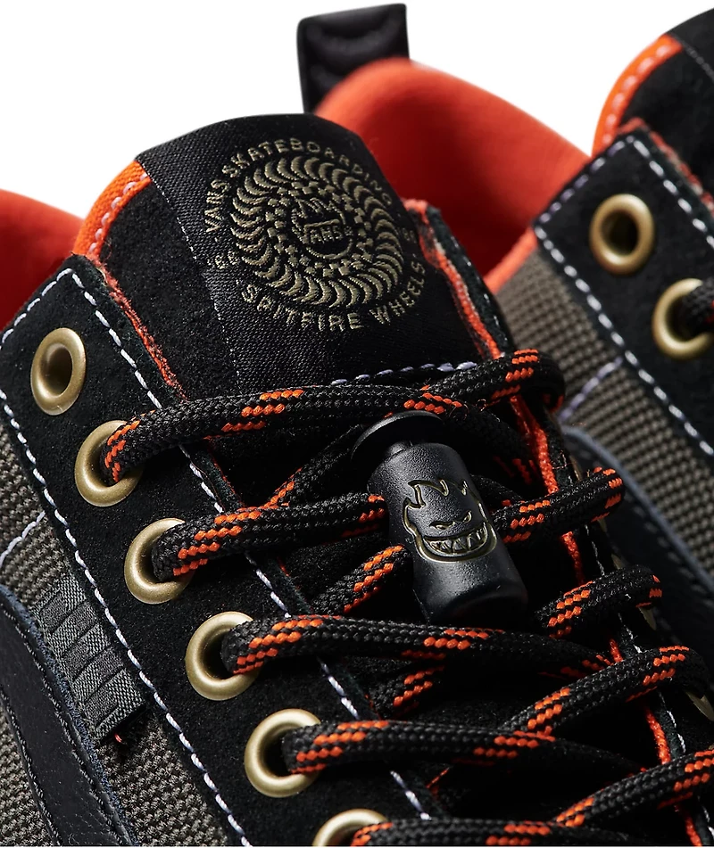 Vans Skate x Spitfire Old Skool Black & Flame Shoes