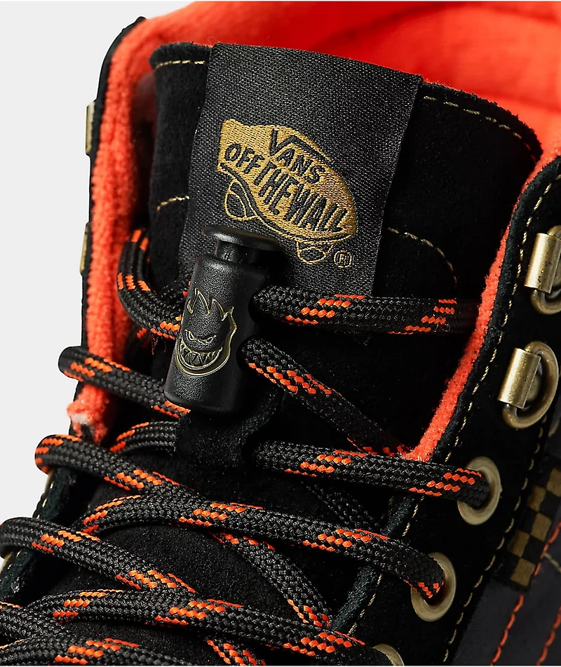 Vans Skate x Spitfire Sk8-Hi Reissue Black & Flame Shoes