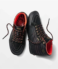 Vans Skate x Spitfire Sk8-Hi Reissue Black & Flame Shoes