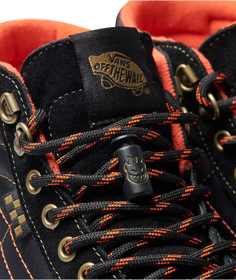 Vans Skate x Spitfire Sk8-Hi Reissue Black & Flame Shoes