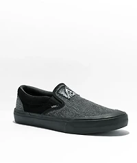 Vans Slip-On BMX Fast & Loose Black Marl Shoes
