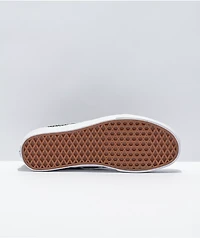 Vans Slip-On Bandana Black & White Skate Shoes