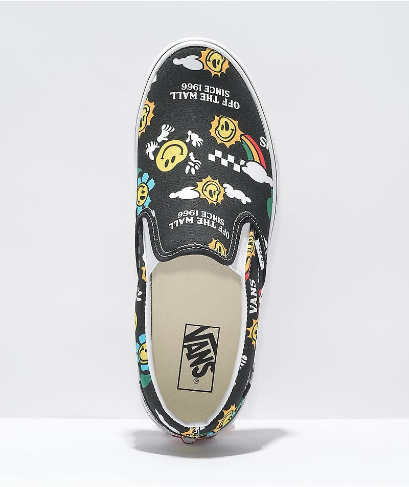 Vans Slip-On Better Day Black & White Skate Shoes