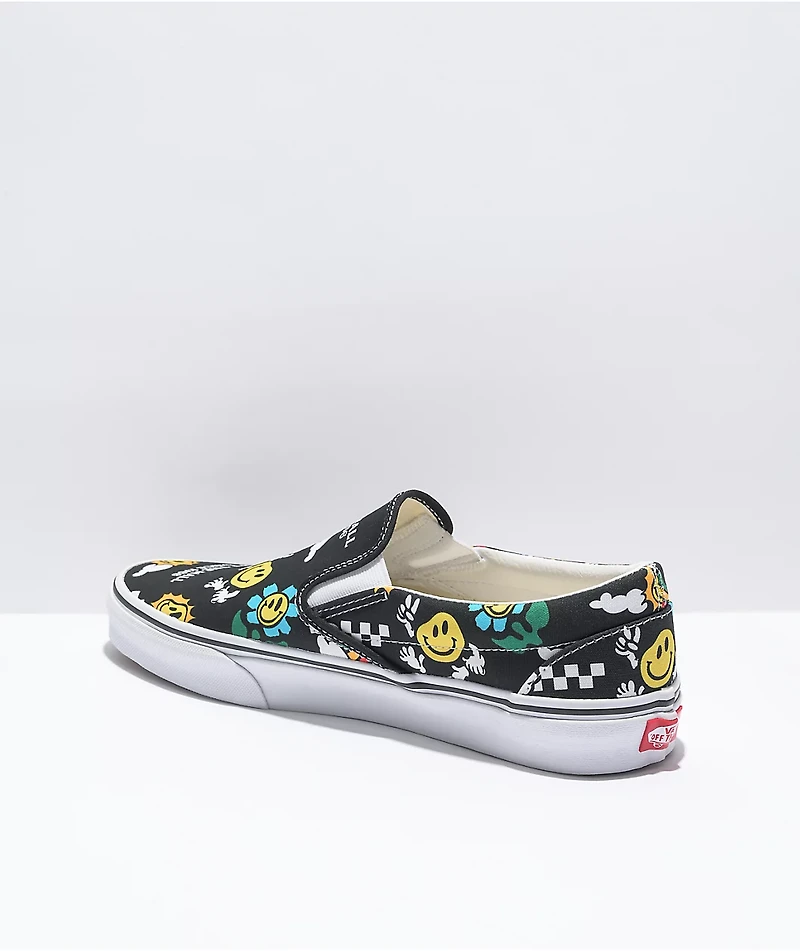 Vans Slip-On Better Day Black & White Skate Shoes