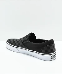 Vans Slip-On Black Checkerboard Skate Shoes