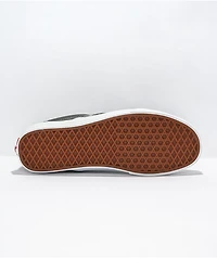 Vans Slip-On Charcoal & White Skate Shoes